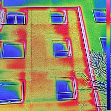 地上からの赤外線調査